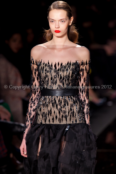 Monique Lhullier - Fall/Winter 2012 - Mercedes-Benz New York Fashion Week