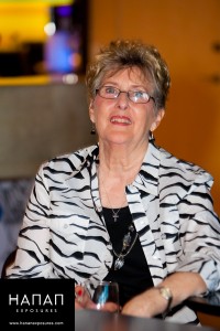 Cheryl's mum at the Fashion designer networking event Fashionably Connected aloft hotel The Domain Austin Texas
