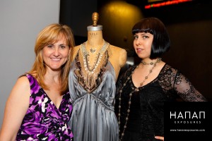 Cheryl & Louise Black at the Fashion designer networking event Fashionably Connected aloft hotel The Domain Austin Texas